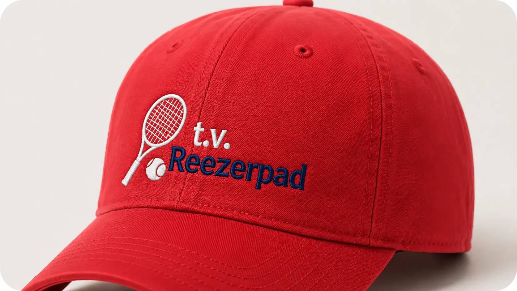 Geborduurde cap of beanie met logo van T.V. Reezerpad