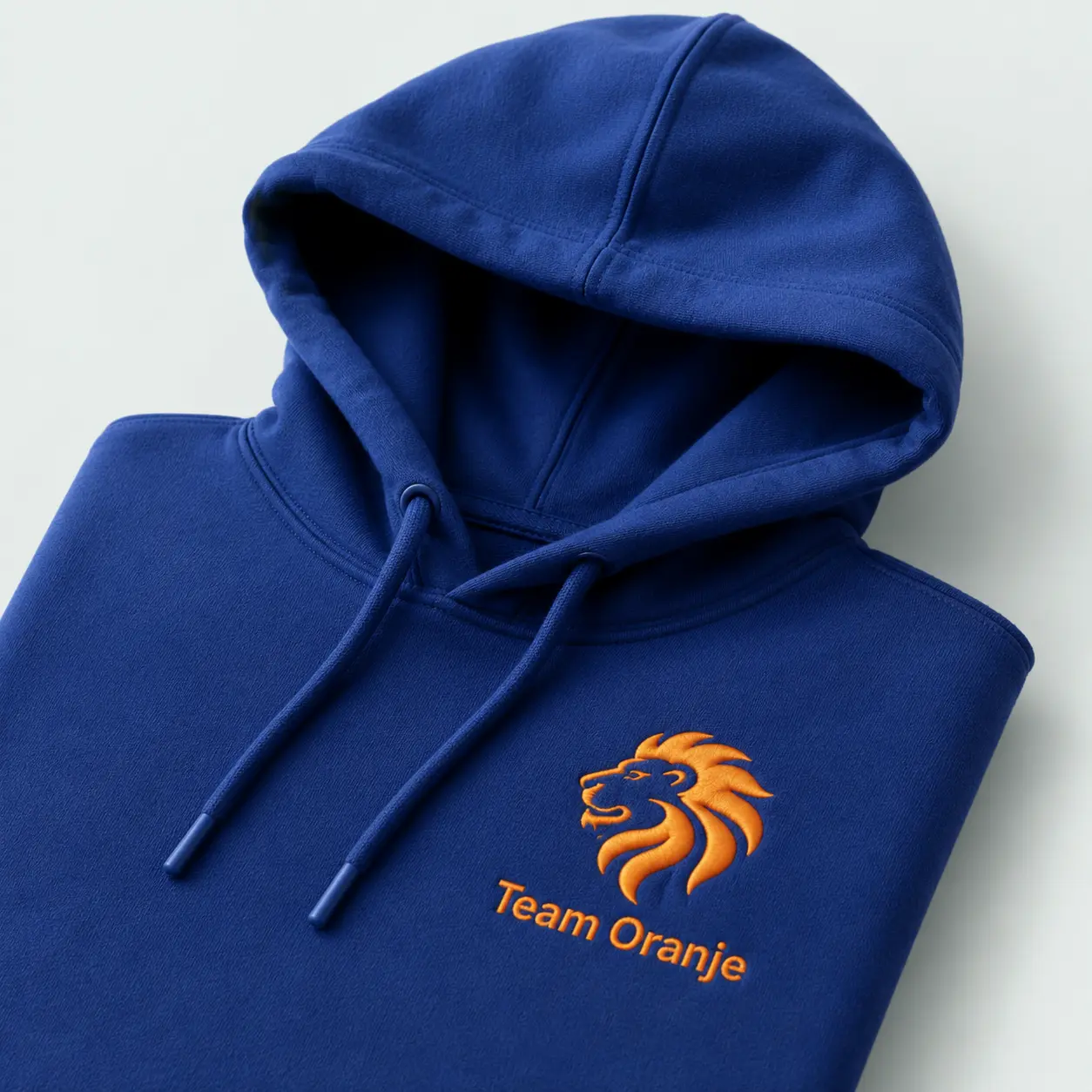 Geborduurde hoodie met logo