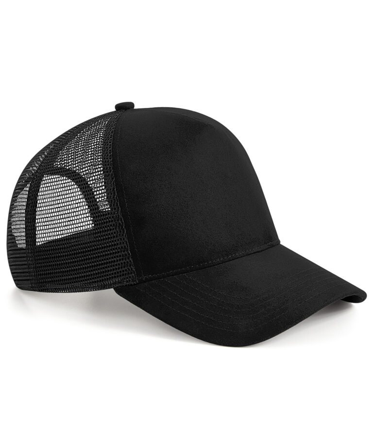 Suède snapback truckerpet