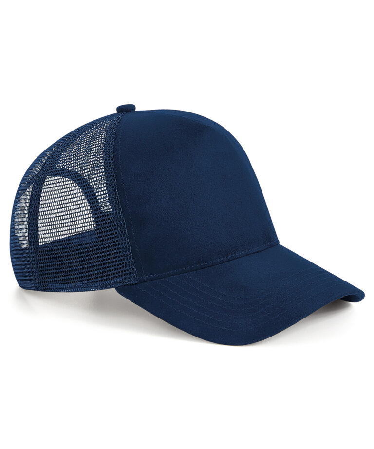 Suède snapback truckerpet