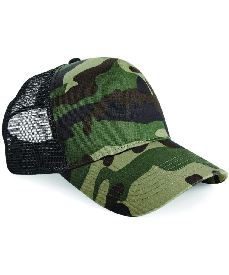 Camo snapback truckerpet