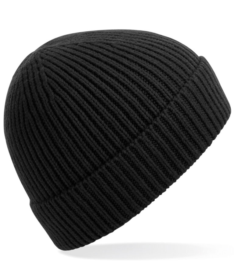 Engineered knit geribde muts