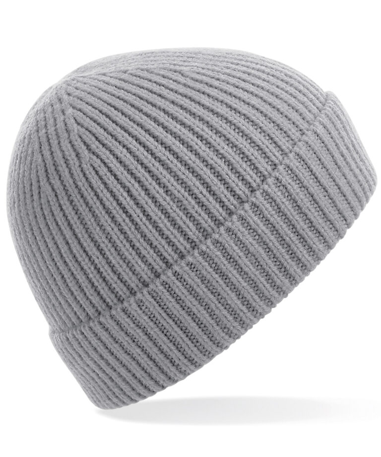 Engineered knit geribde muts
