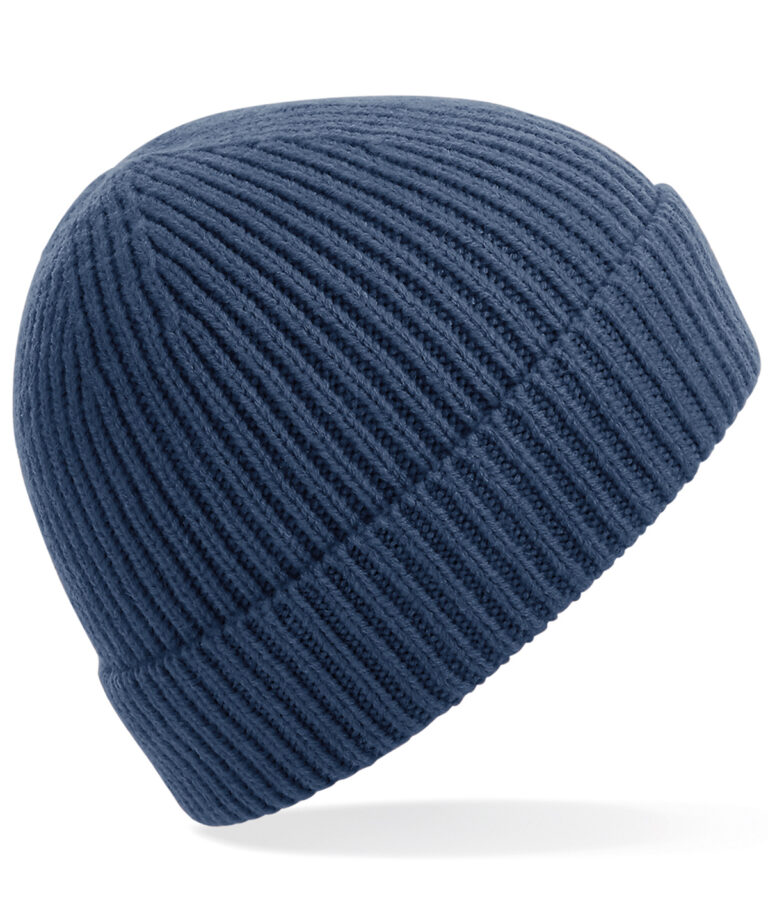 Engineered knit geribde muts