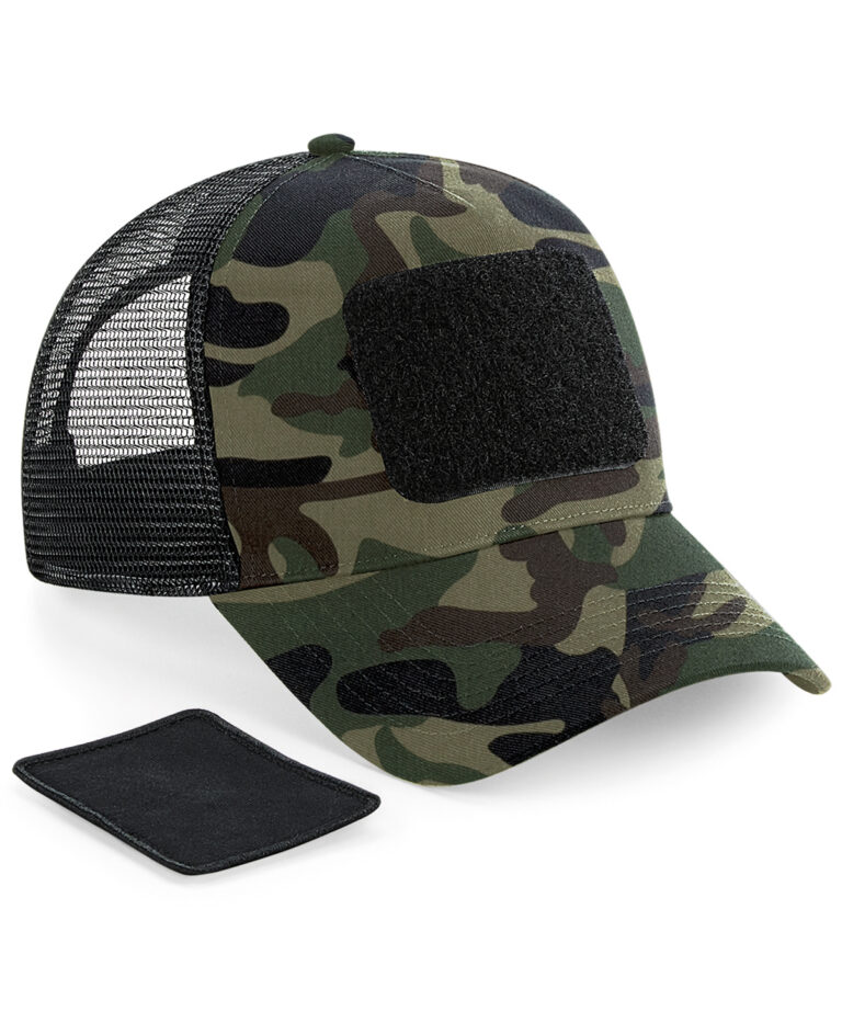 Snapback truckerpet met patch