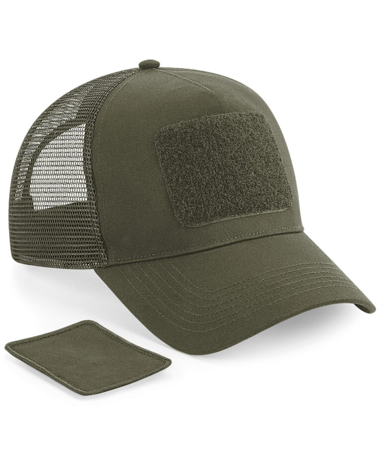 Snapback truckerpet met patch