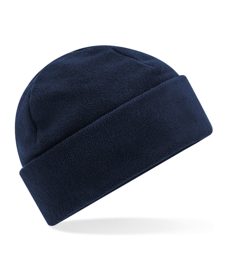 Gerecyclede fleece muts met omslag