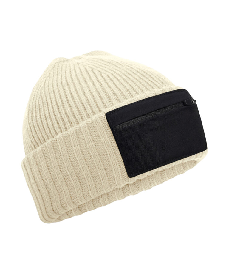 Muts met ritsvak en patch