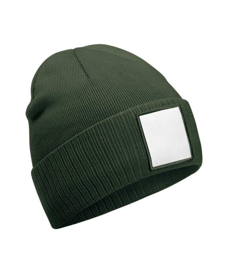 Muts met appliqué patch