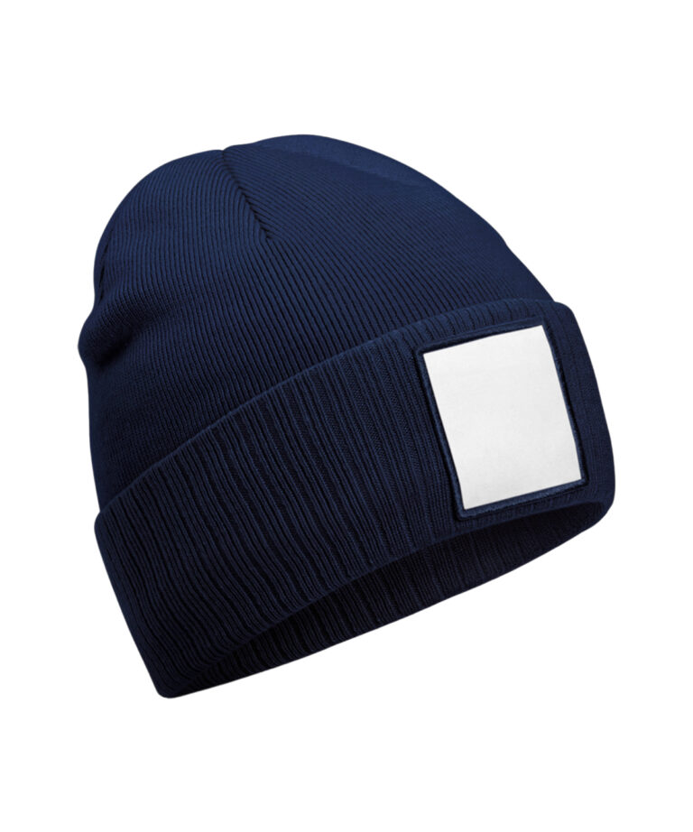 Muts met appliqué patch