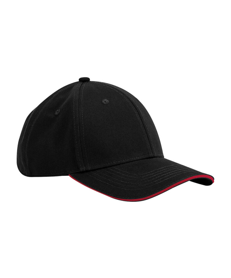 EarthAware® Classic 6-panel pet van biologisch katoen met sandwichklep