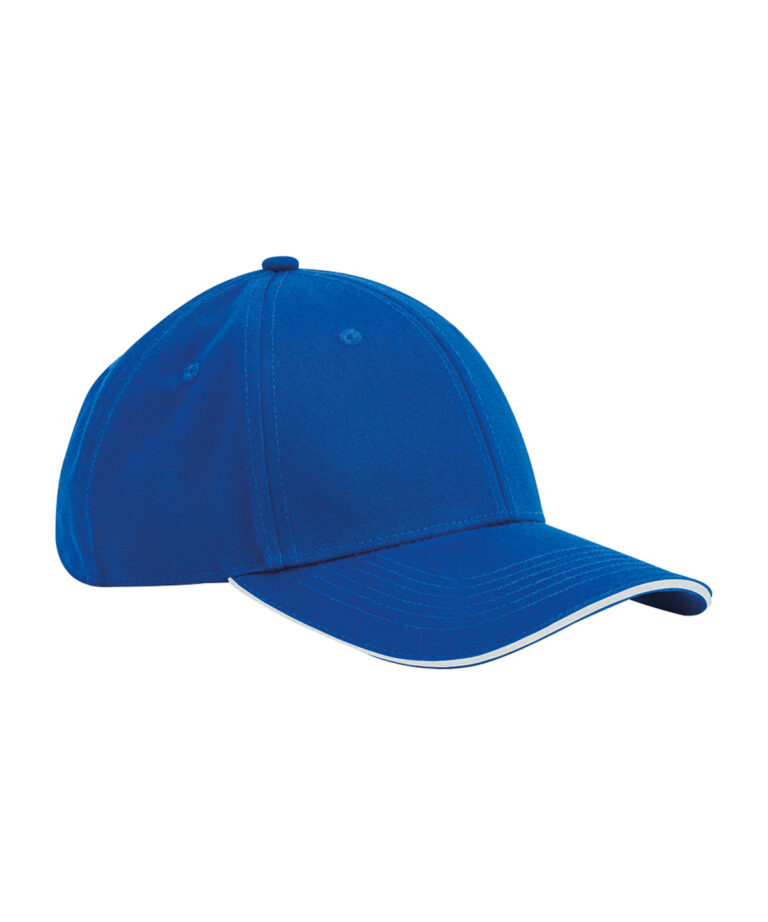 EarthAware® Classic 6-panel pet van biologisch katoen met sandwichklep