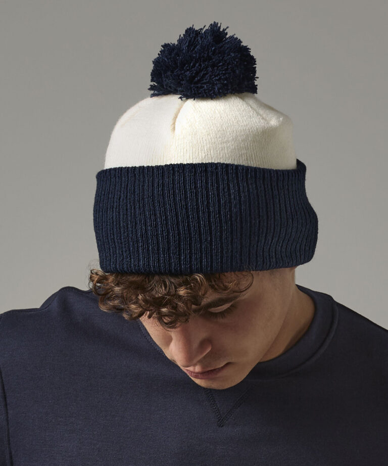 Tweekleurige Snowstar® muts