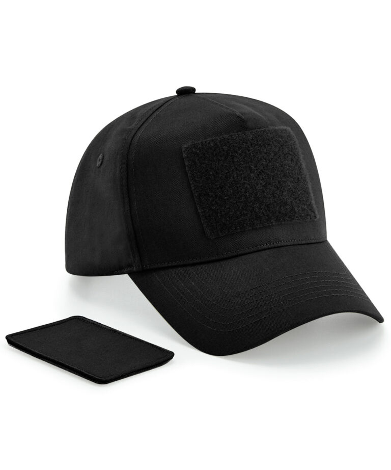 5-panel pet met verwijderbare patch