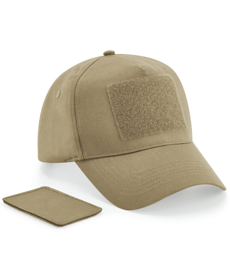 5-panel pet met verwijderbare patch
