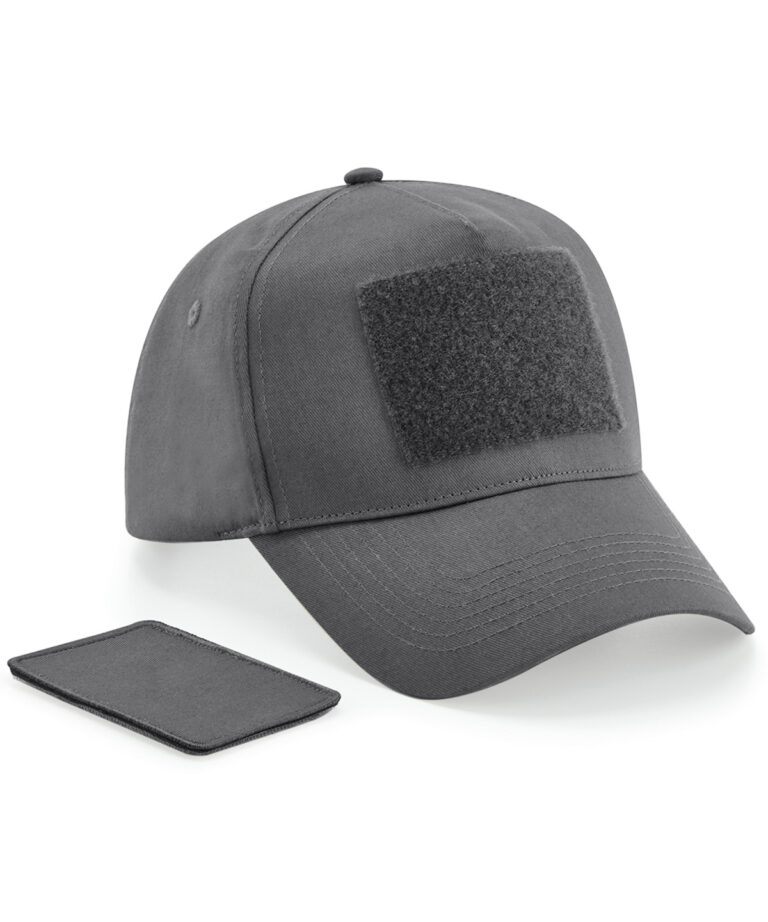 5-panel pet met verwijderbare patch