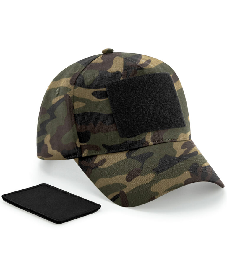 5-panel pet met verwijderbare patch