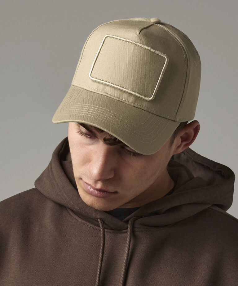 5-panel pet met verwijderbare patch
