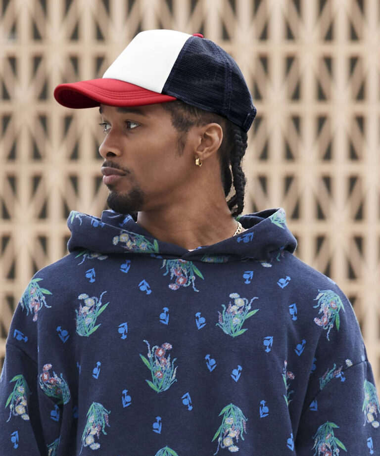 Retro 5-panel truckerpet