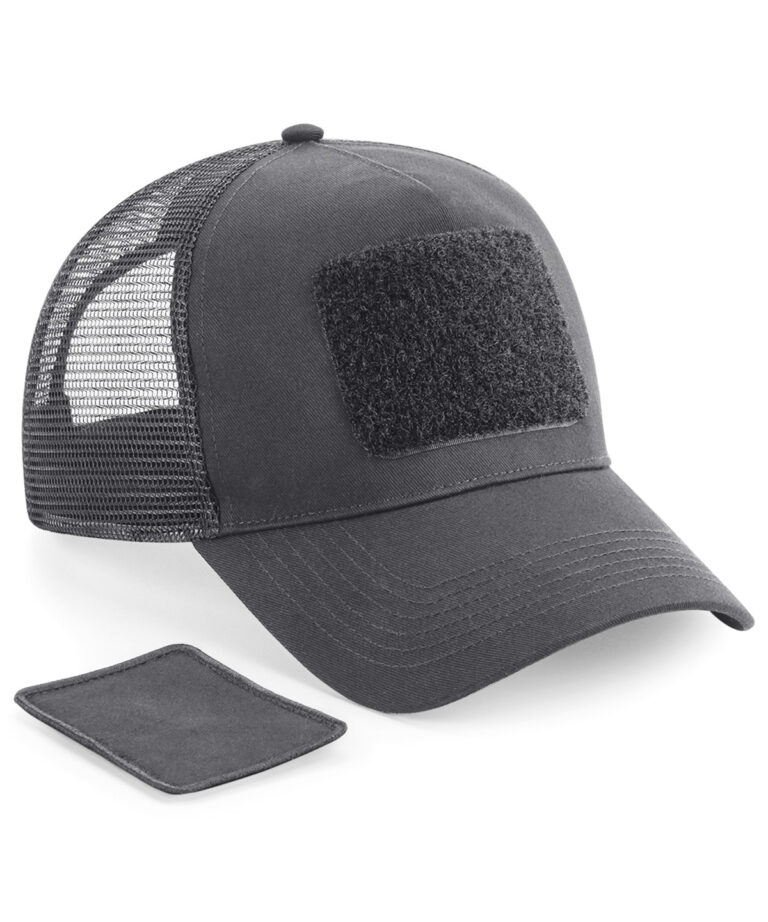Snapback truckerpet met patch