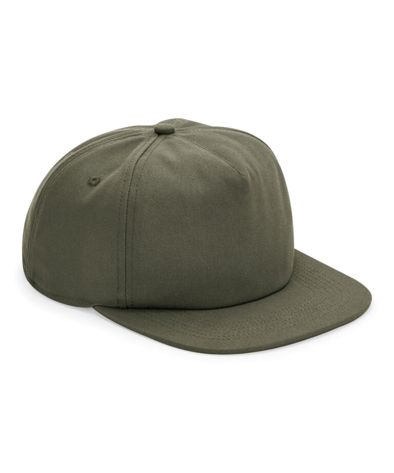 Ongestructureerde 5-panel pet van biologisch katoen