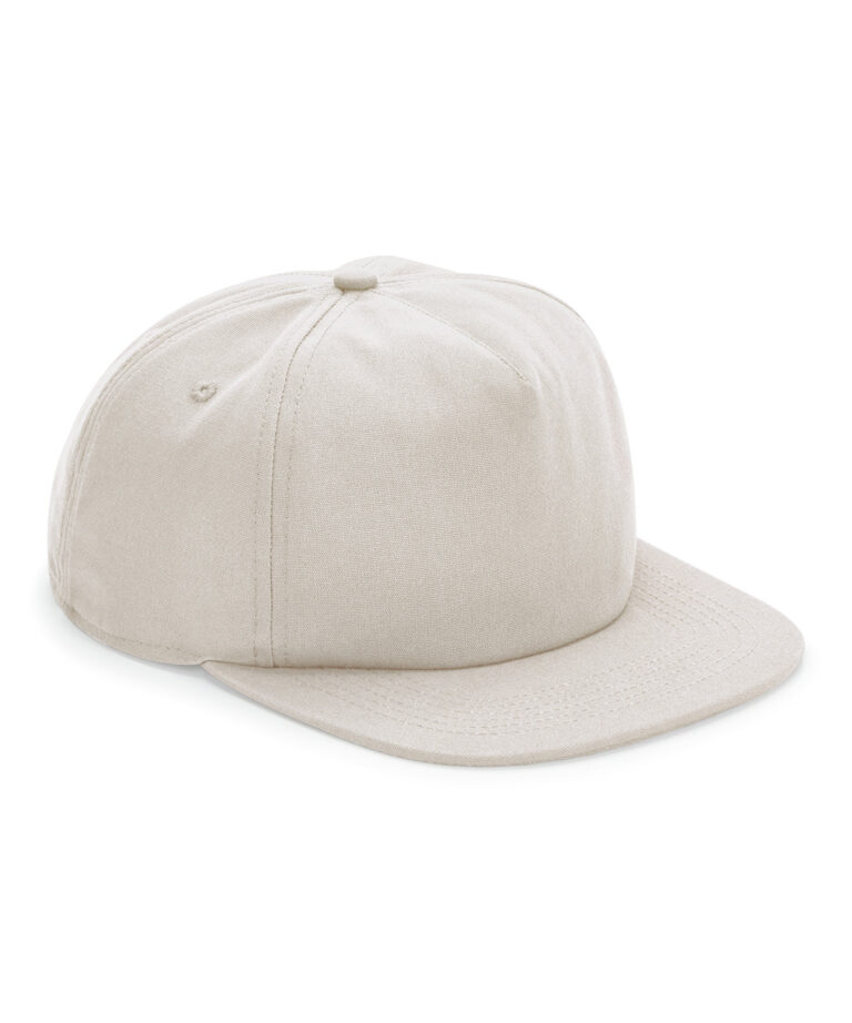 Ongestructureerde 5-panel pet van biologisch katoen