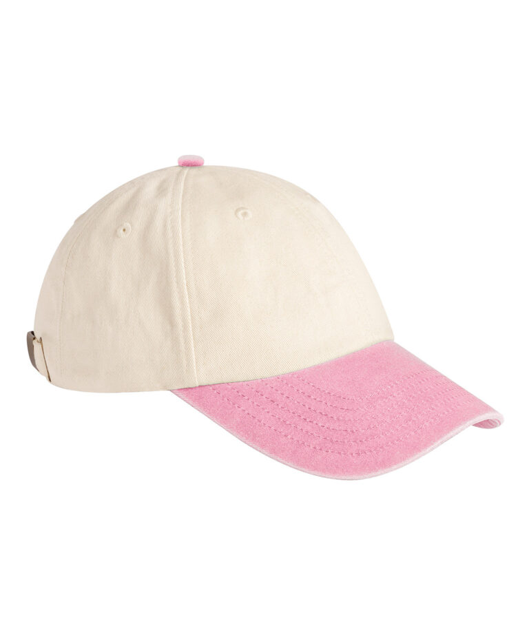Low-profile vintage pet met contrasterende klep