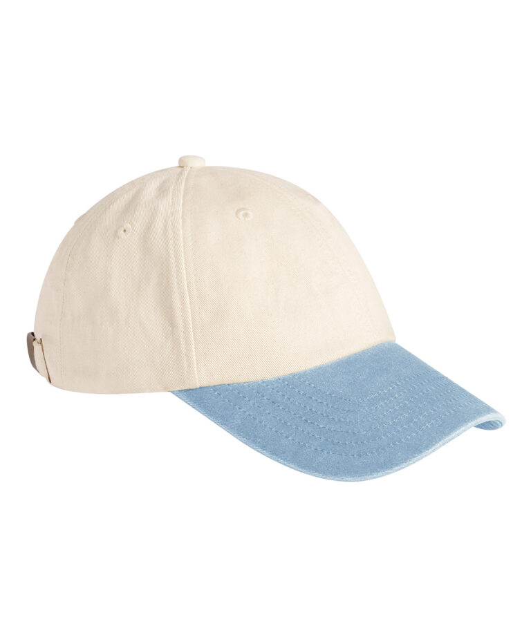 Low-profile vintage pet met contrasterende klep
