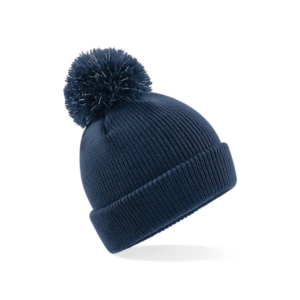 Junior reflecterende muts met pompon