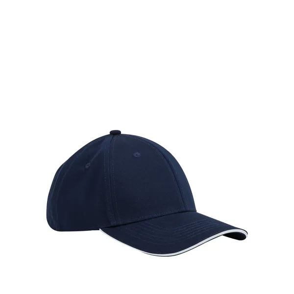 EarthAware® Classic 6-panel pet van biologisch katoen met sandwichklep