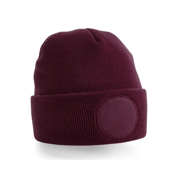 Muts met ronde patch