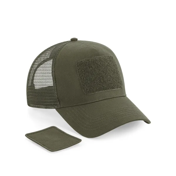 Snapback truckerpet met patch